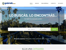 Tablet Screenshot of guiamelo.com